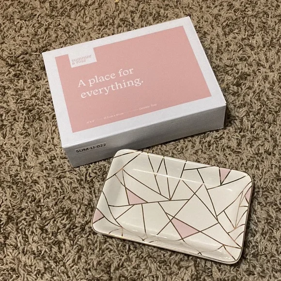 Summer & Rose trinket tray - Picture 2 of 4